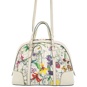 GUCCI Floral Flower Handbag Bag